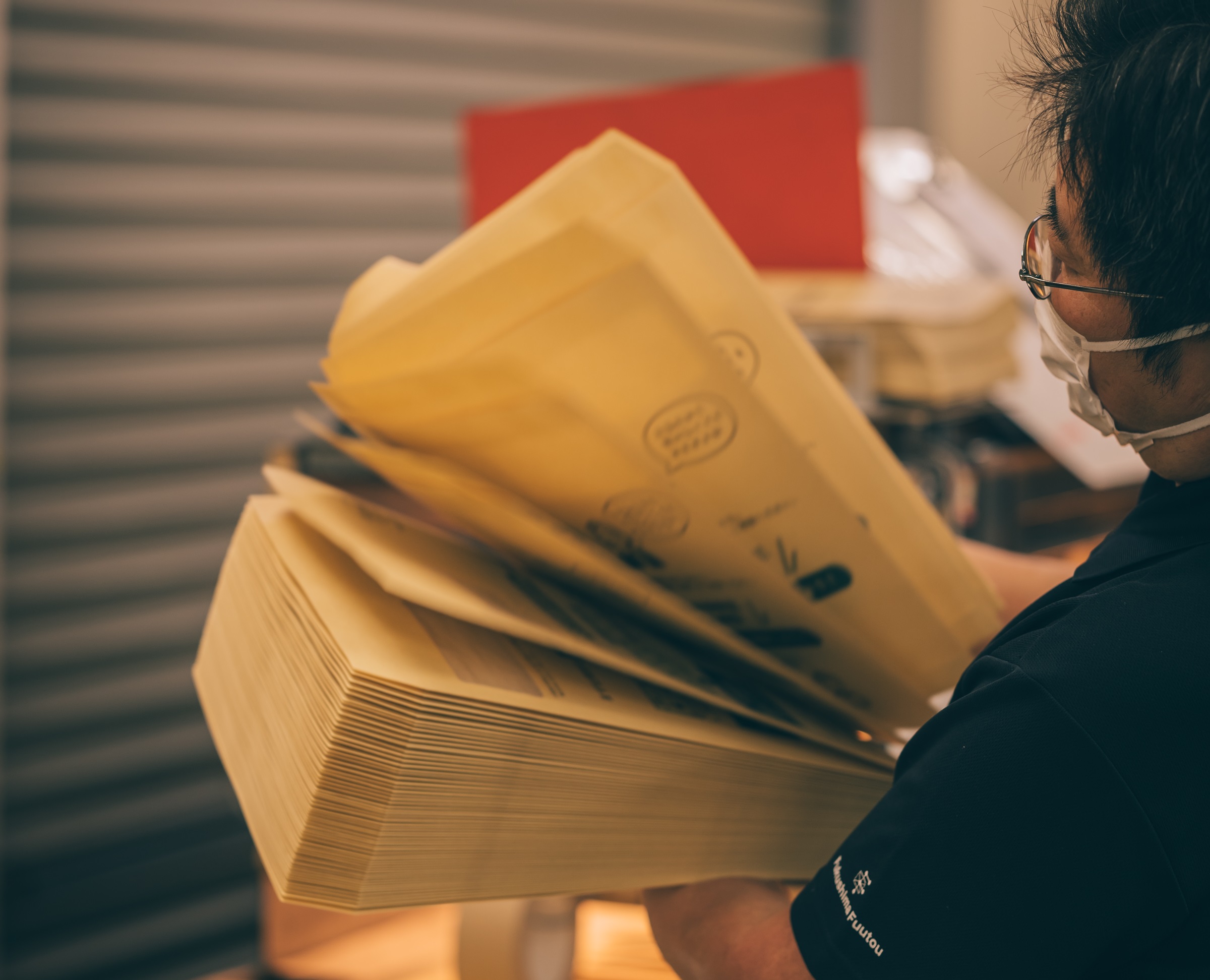 パラパラ検査（パラ検）の様子